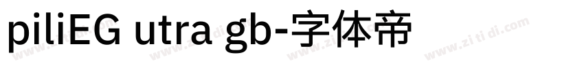 piliEG utra gb字体转换